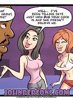 Black guys banging beautiful white babes in John Persons porno