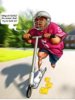 Fantastic selection of cartoon sex comics with the young lad and naughty milf slut