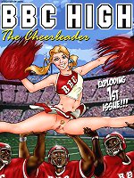 Cheerleader girl wants BBC interracial toon sex