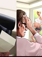 The wife polished this tool using the lady's mouth right after this guy jizz into the girl's ass at interracial comic book porn