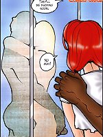 Kaos interracial comics with interracial pair fucking in the bath