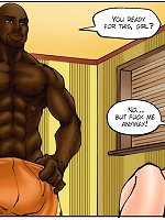 Are you ready for comic porn with big black cock, girl?