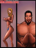 Spicy interracial comics with blondie and her black lover